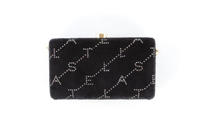 STELLA MCCARTNEY BLACK VELVET CLUTCH