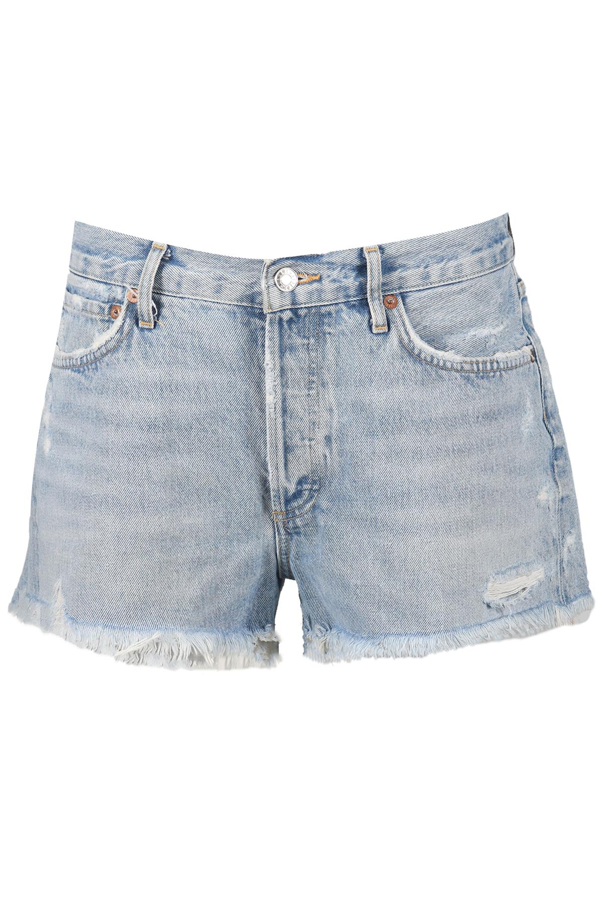 AGOLDE HIGH RISE DENIM SHORTS W28 UK 10