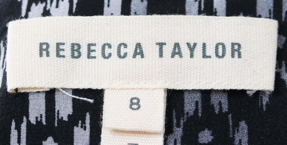 REBECCA TAYLOR TIE FRONT PRINTED SILK JUMPSUIT US 8 UK 12