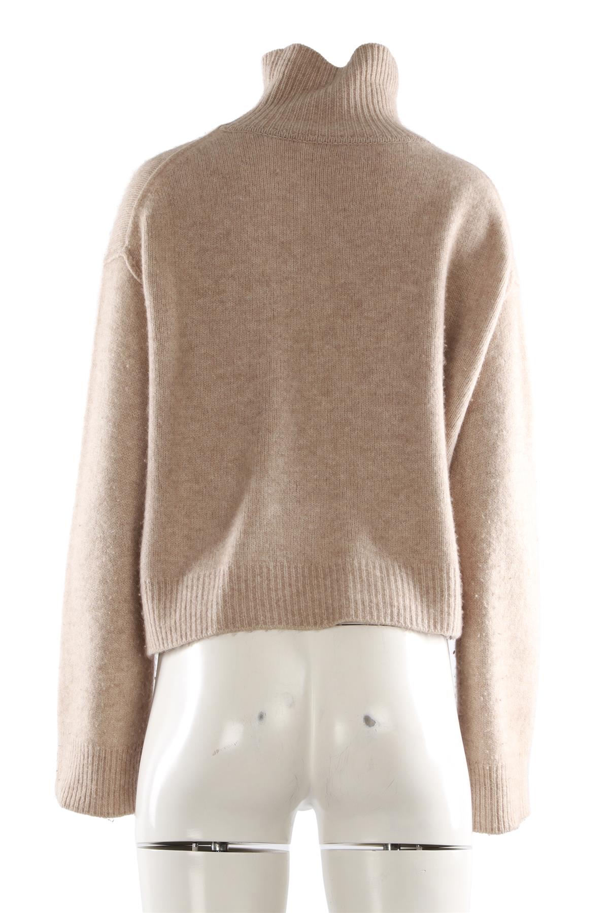 BEIGE CASHMERE SWEATER