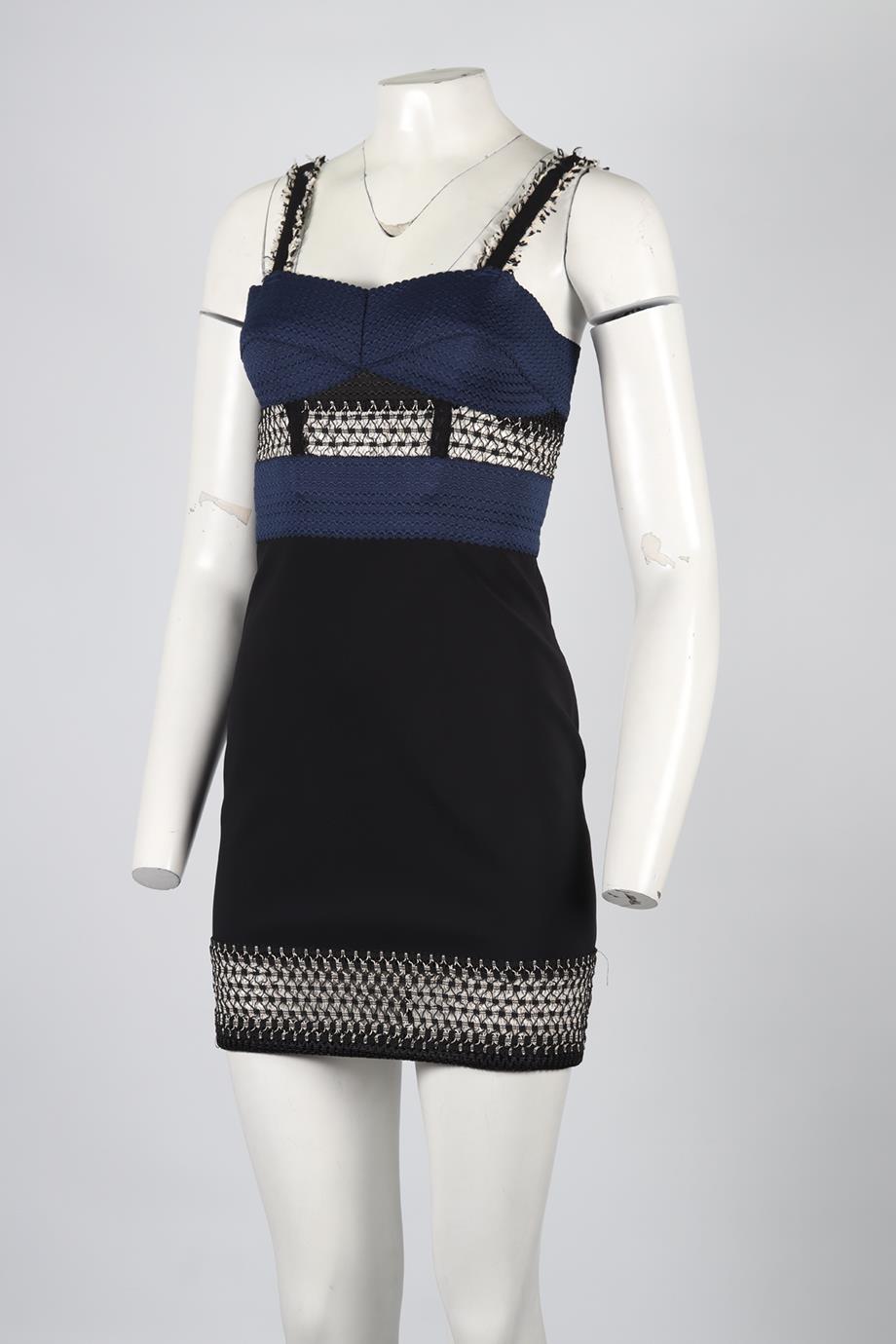 JONATHAN SIMKHAI KNIT MINI DRESS US 2 UK 6