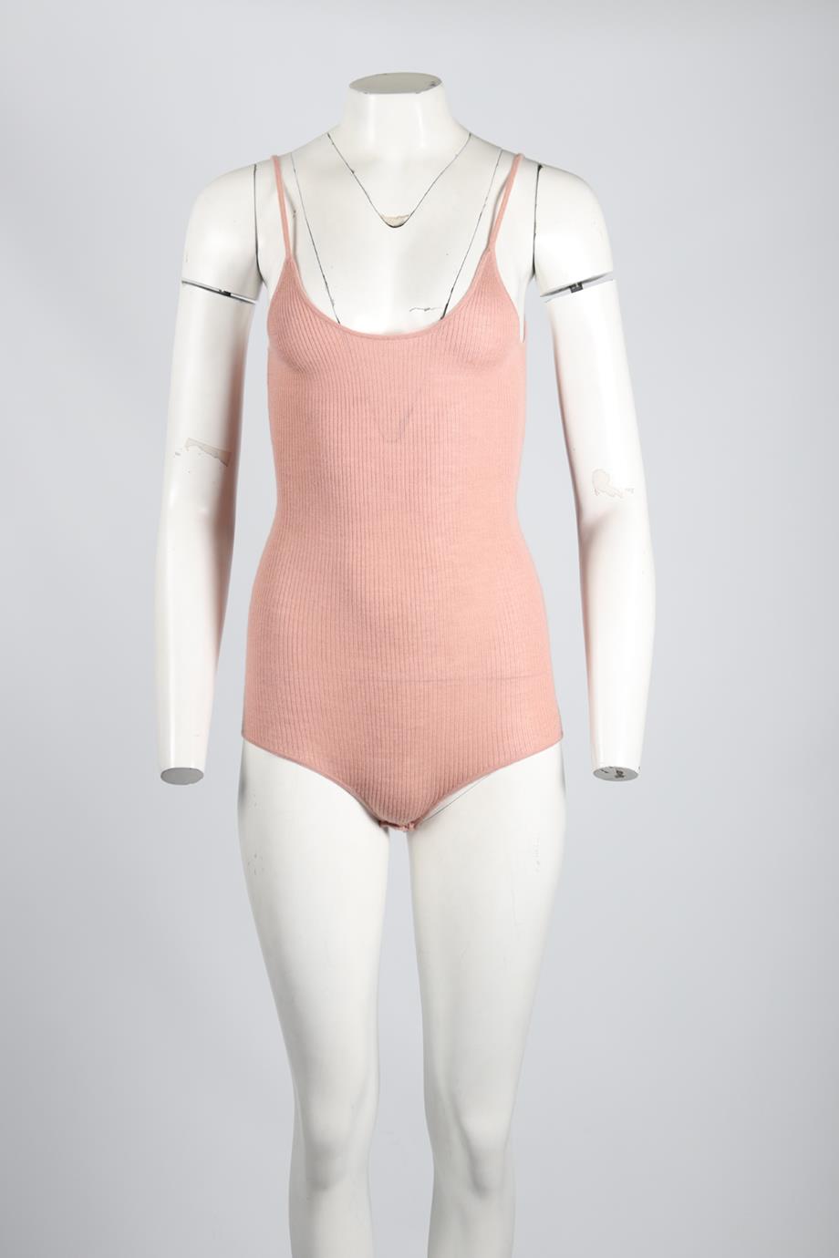 ULLA JOHNSON CASHMERE BODYSUIT SMALL