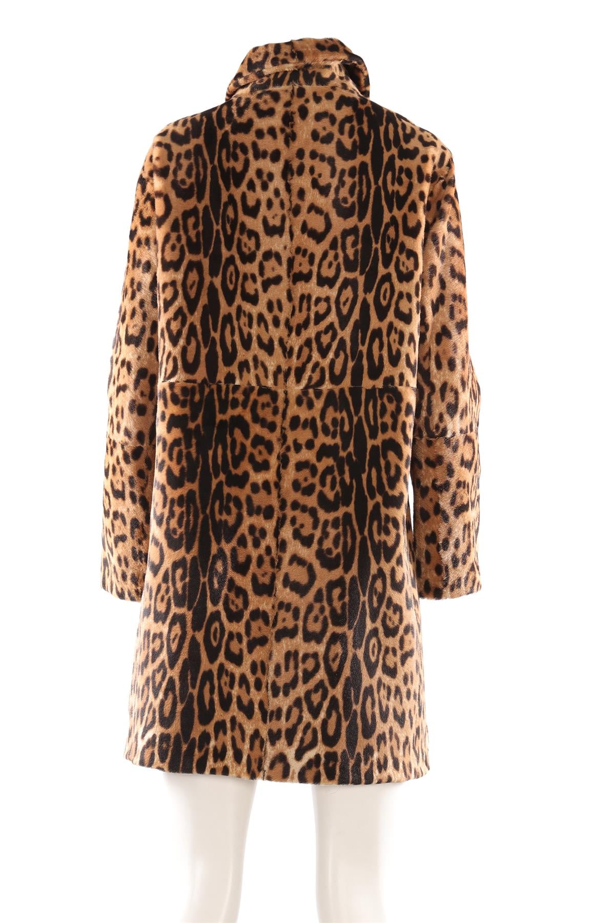 P.A.R.O.S.H. BROWN CALF HAIR COAT MEDIUM