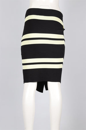 A.L.C. BLACK KNIT MINI SKIRT XSMALL