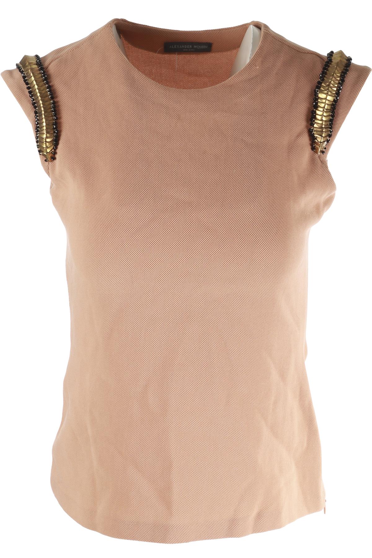 ALEXANDER MCQUEEN NUDE MESH TOP IT 40 UK 8
