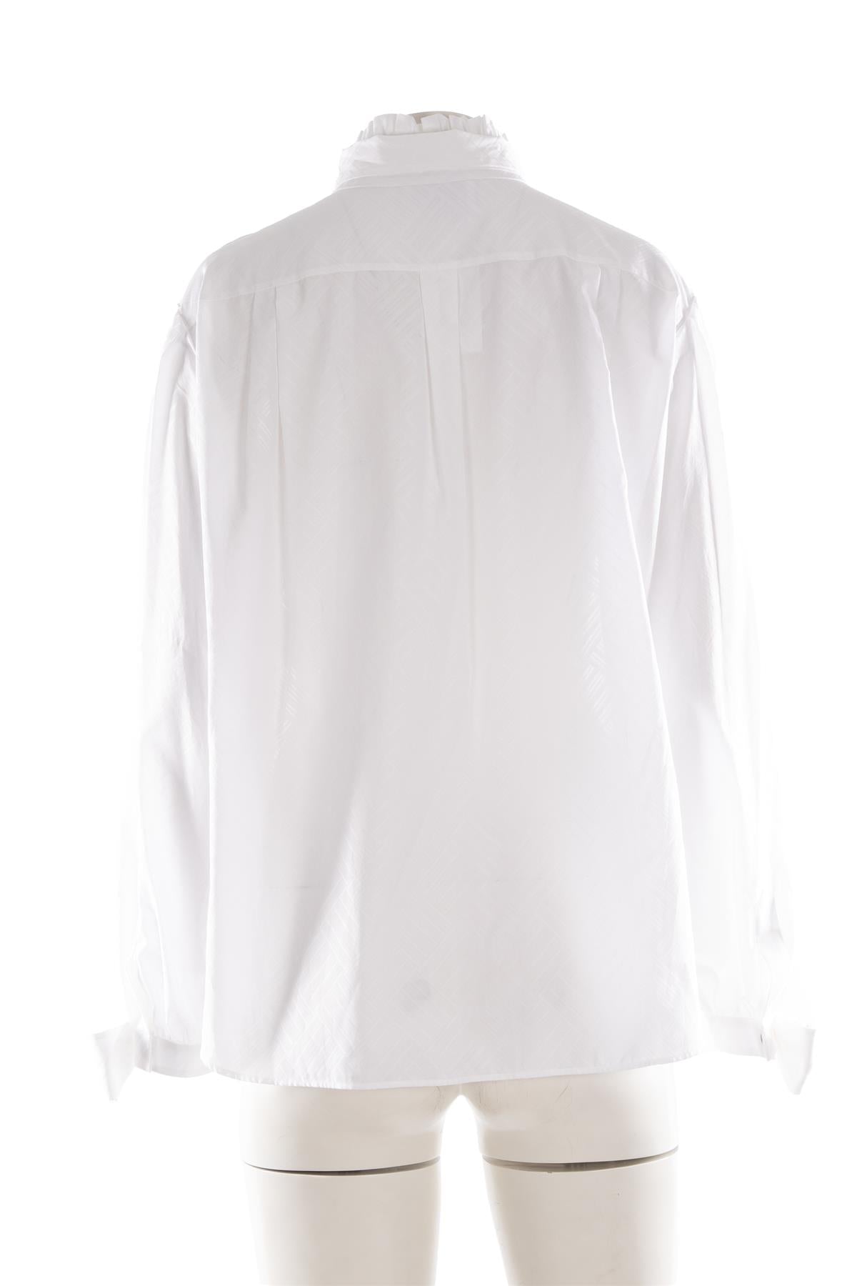 CHANEL WHITE 2023 COTTON SHIRT FR 40 UK 12