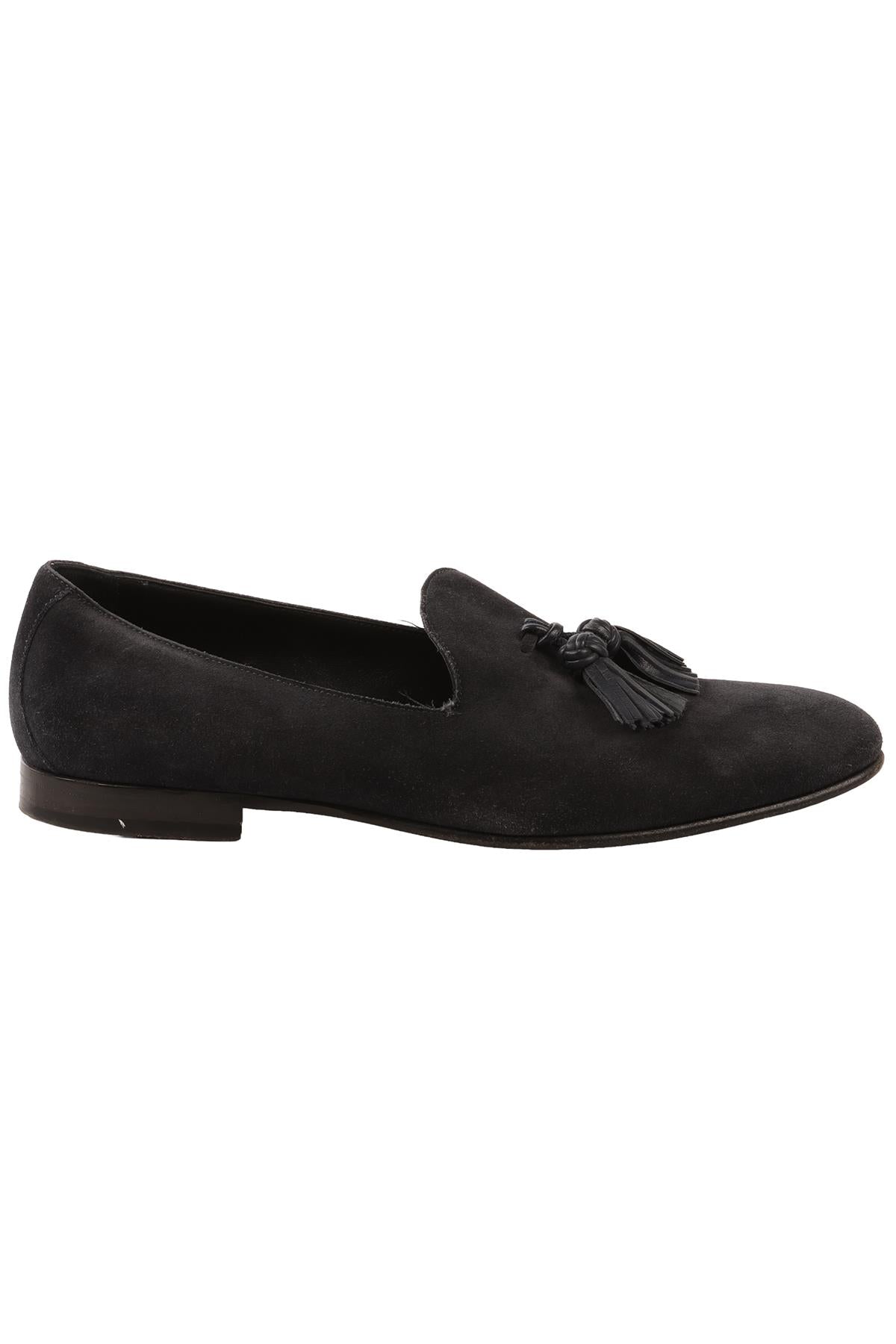 BURBERRY NAVY MEN'S SUEDE LOAFERS EU 42 UK 9 US 12