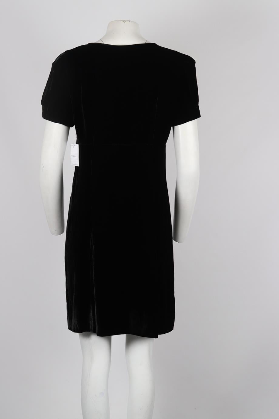 MARC BY MARC JACOBS VELVET MINI DRESS US 10 UK 14