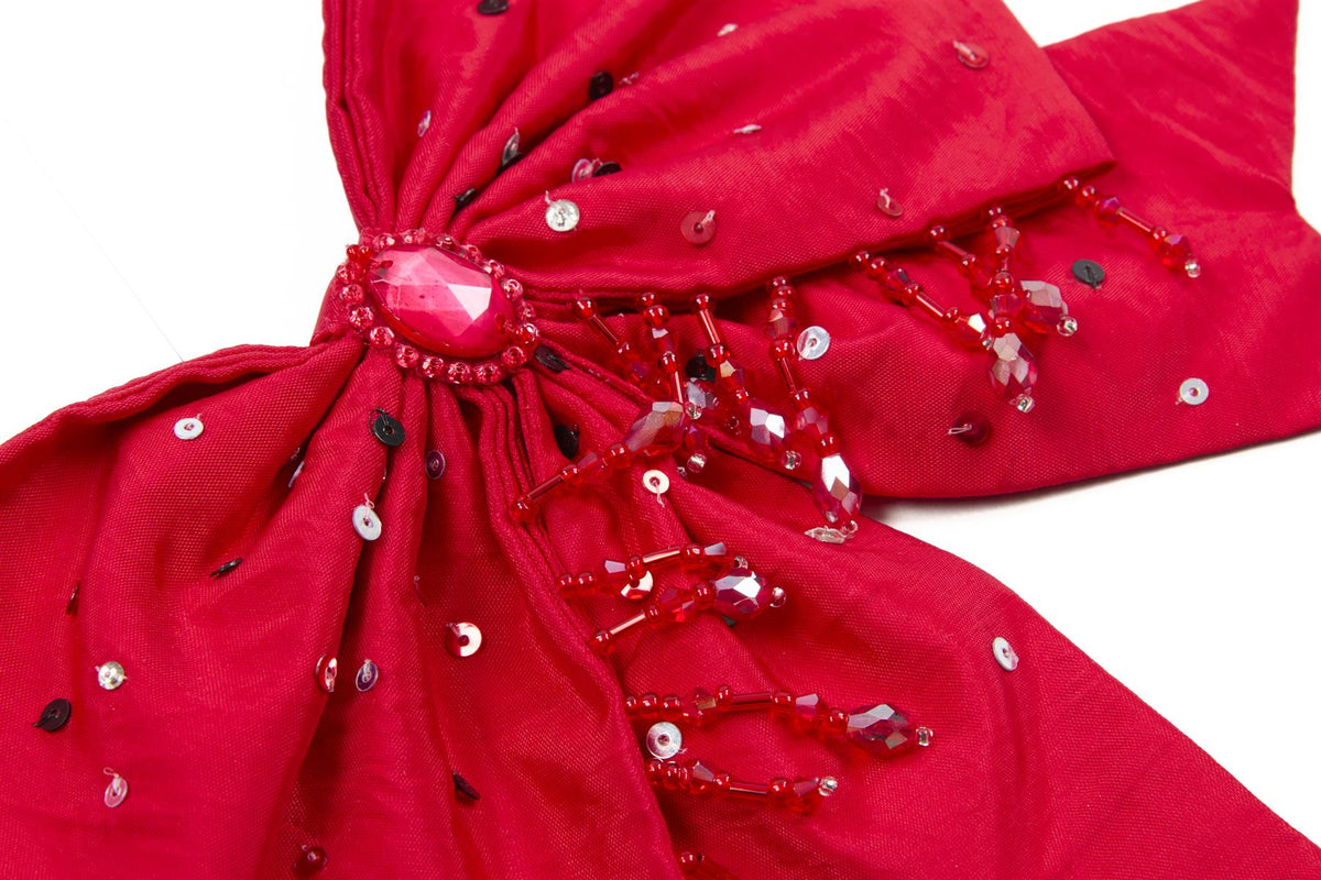 TUTU DU MONDE RED KIDS GIRLS BOW ONE SIZE