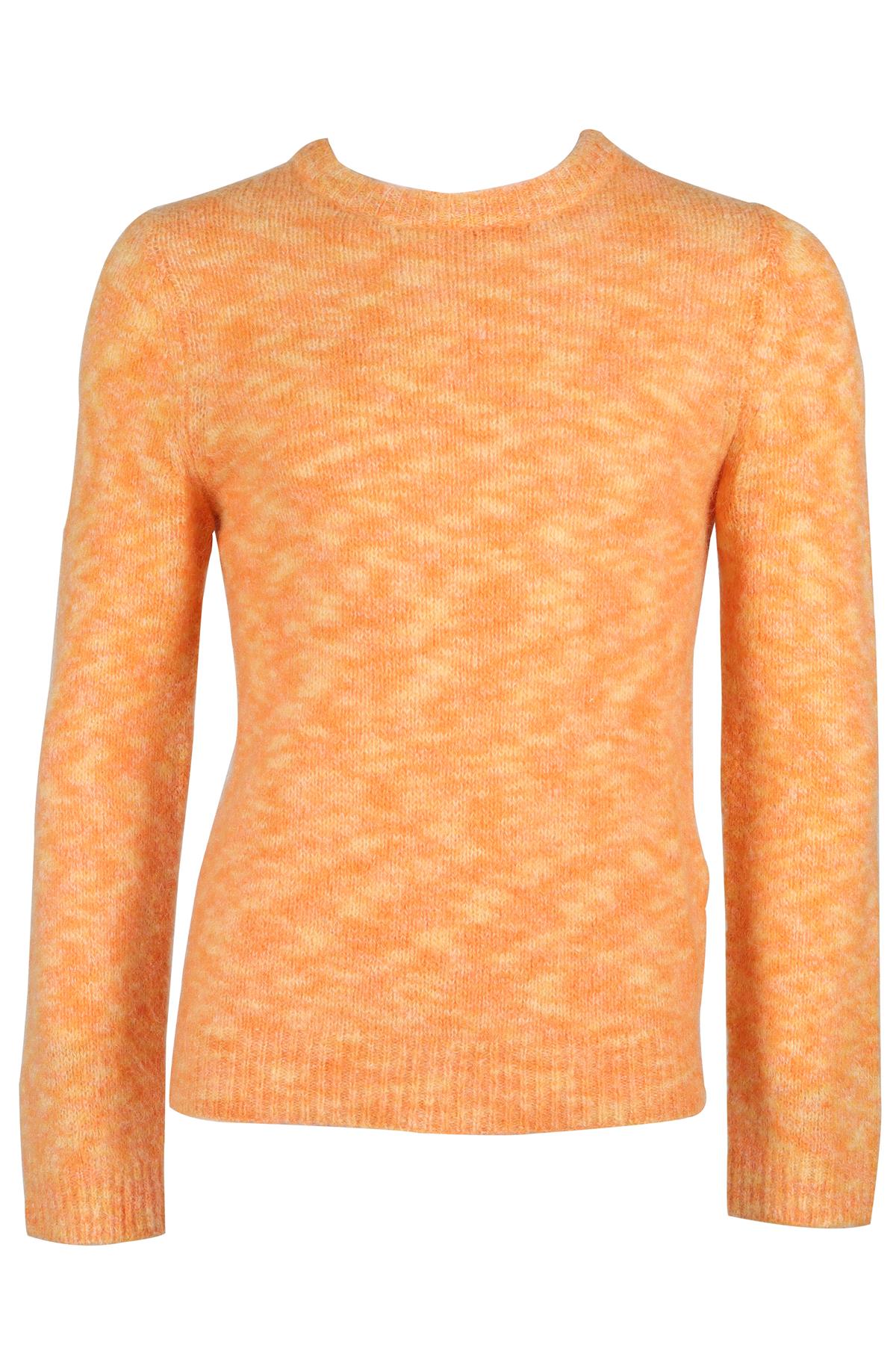 SANDRO ORANGE MEN'S WOOL SWEATER MEDIUM