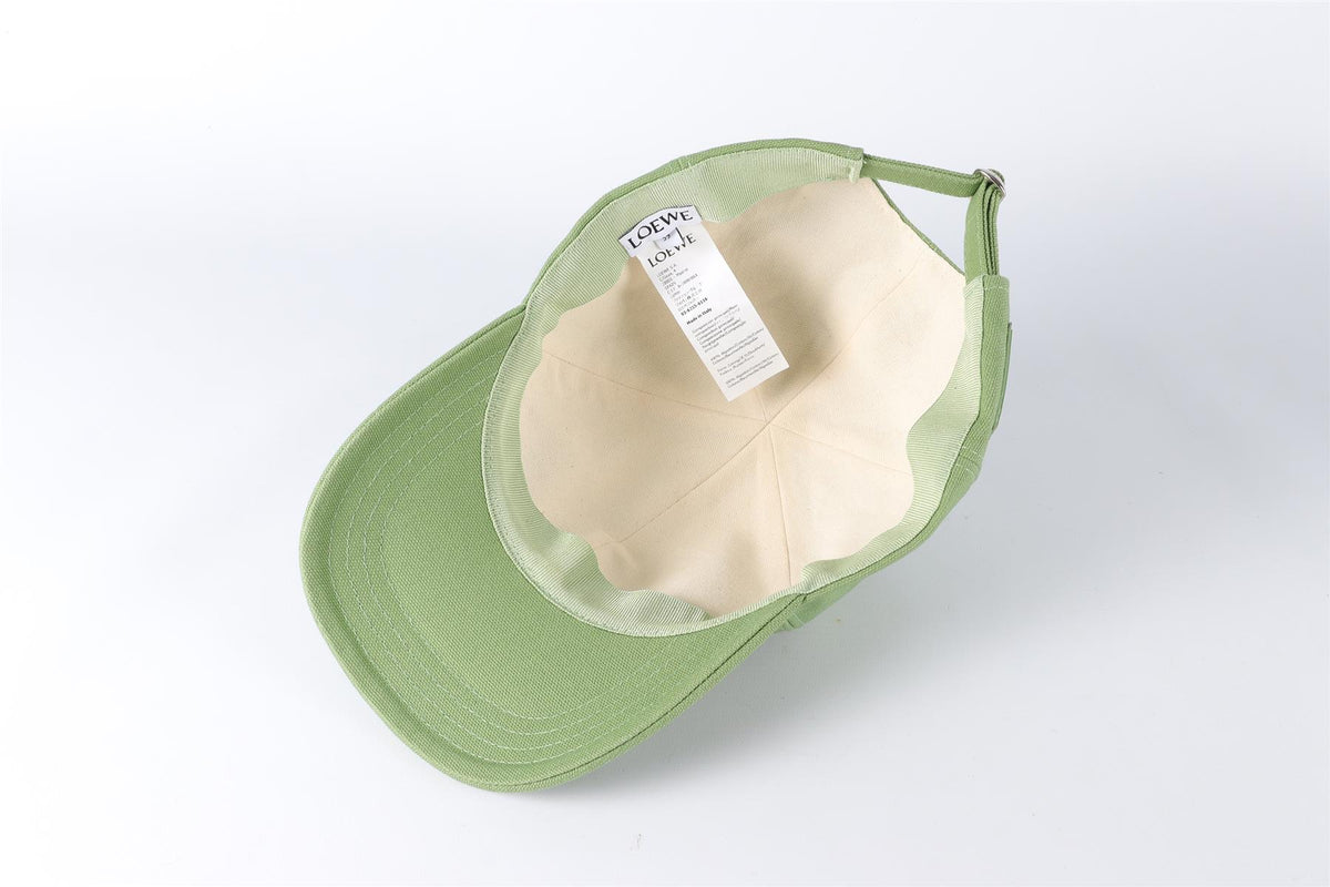 LOEWE GREEN COTTON BASEBALL CAP