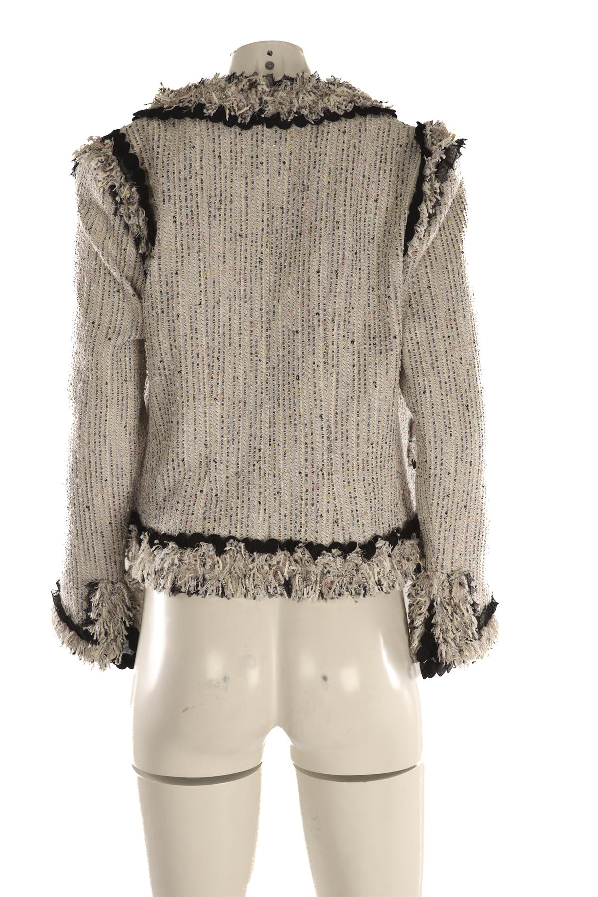 CHANEL MULTI 2004 TWEED JACKET FR 42 UK 14