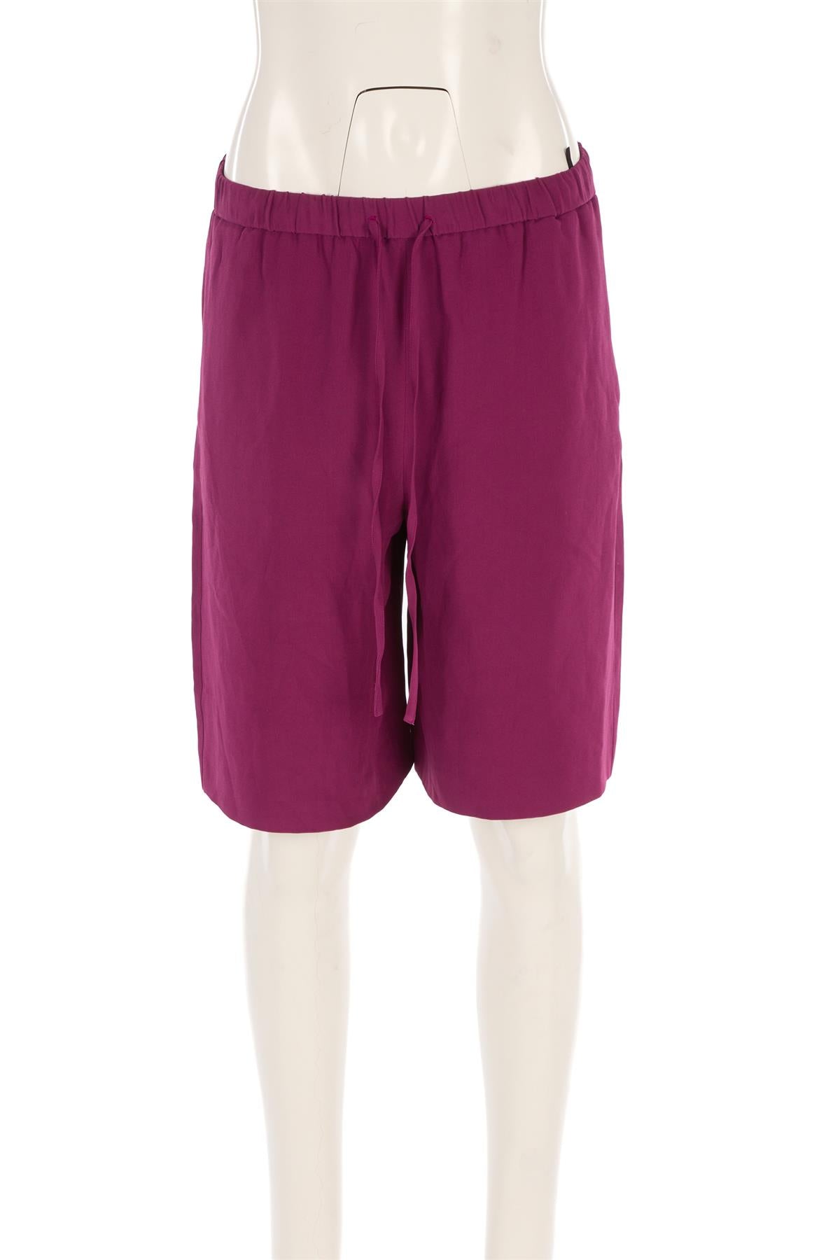 VALENTINO PURPLE SILK SHORTS IT 40 UK 8