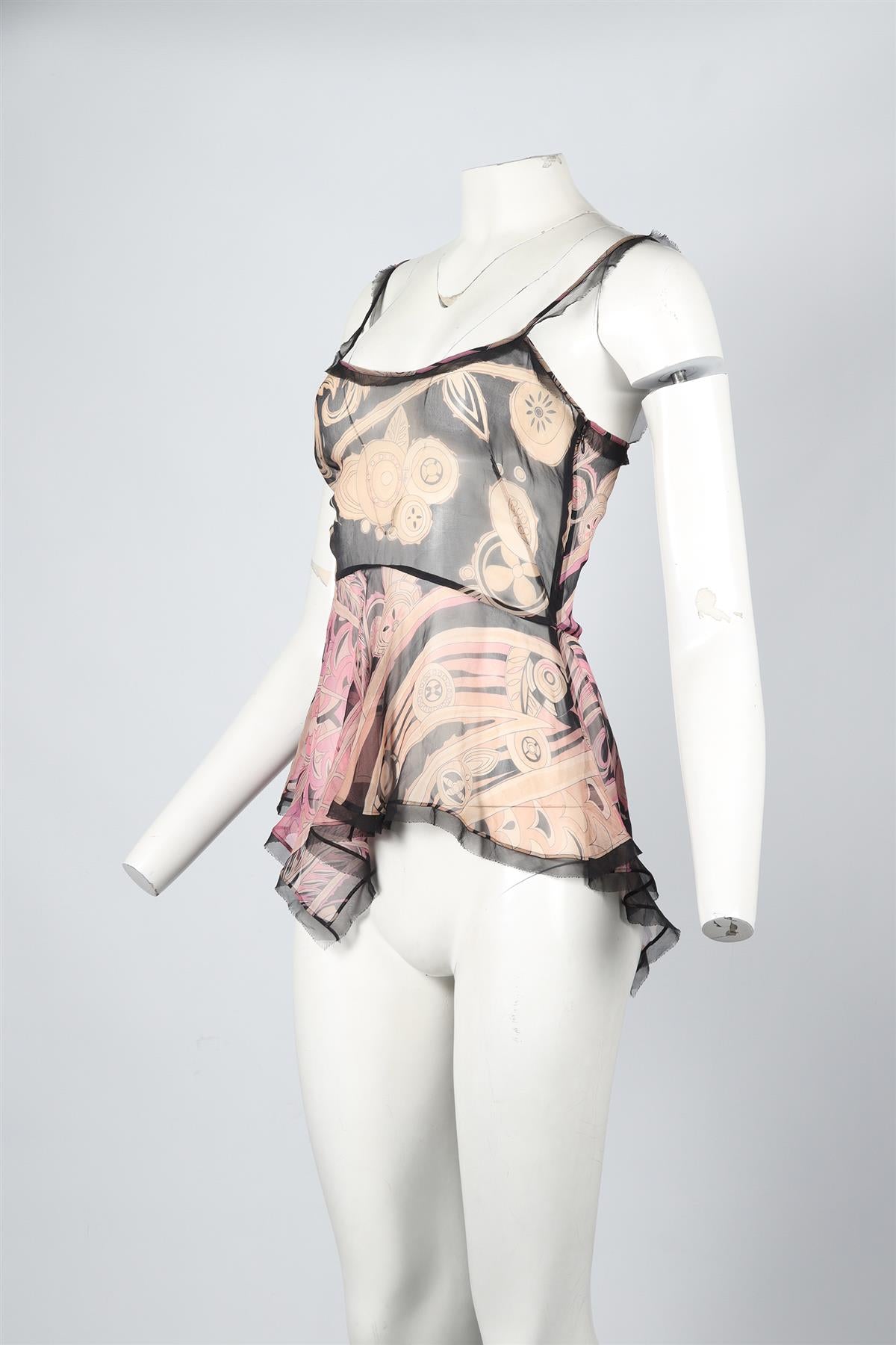 EMILIO PUCCI SILK TOP IT 38 UK 6