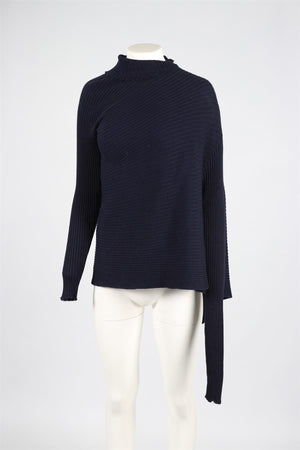 MARQUES ALMEIDA NAVY WOOL SWEATER SMALL