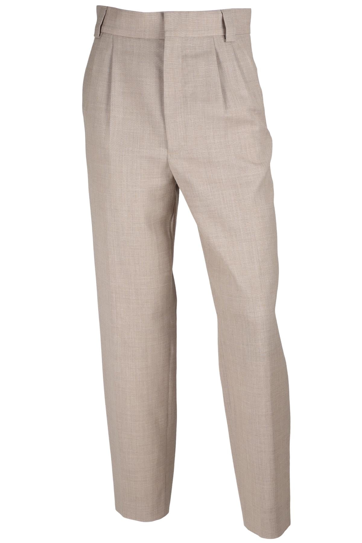 FEAR OF GOD BROWN MEN'S WOOL STRAIGHT LEG PANTS IT 46 UK/US W30