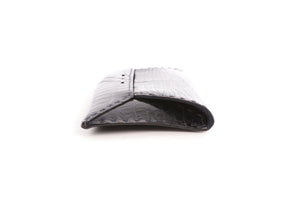 VBH NAVY CROCODILE CLUTCH