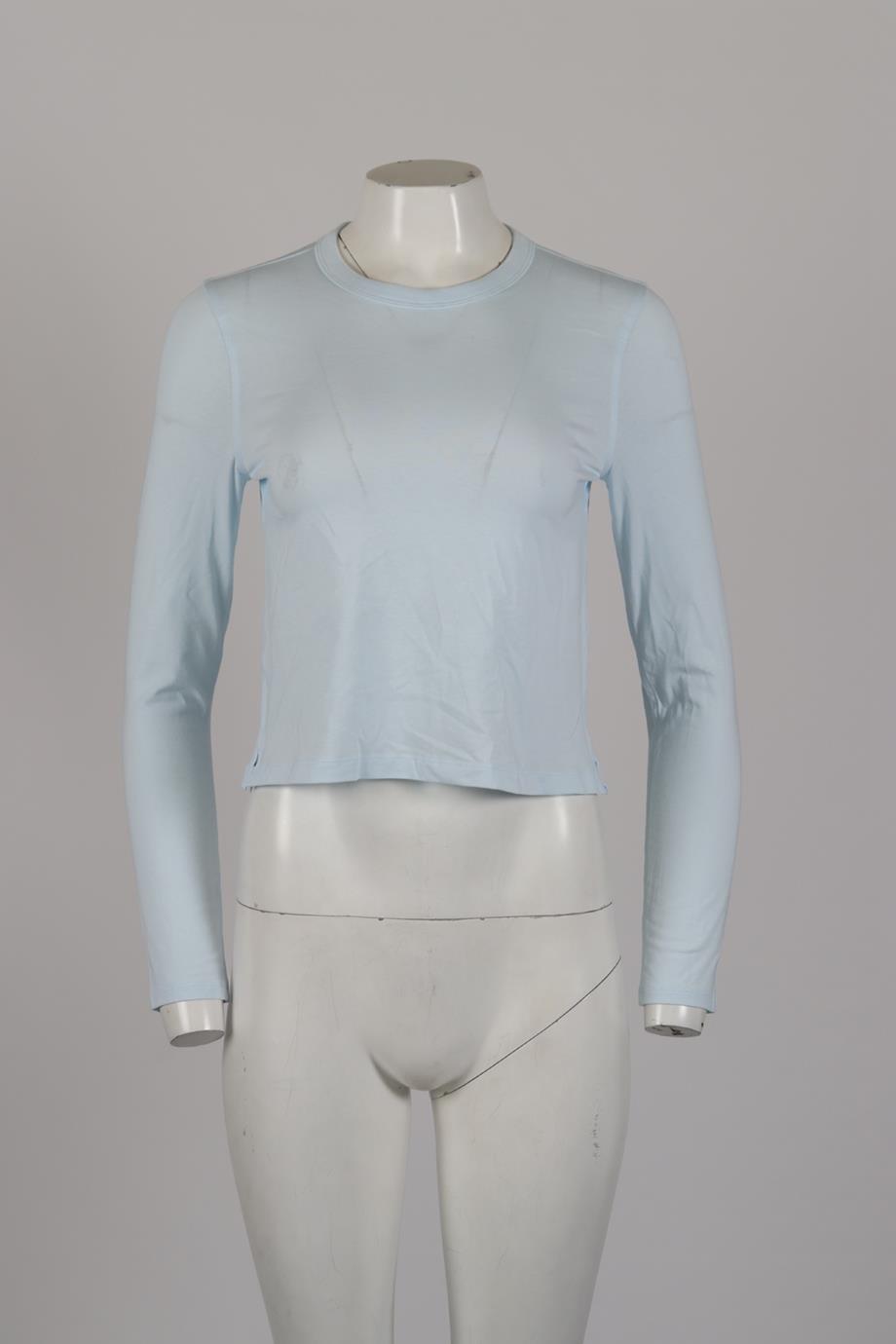 LULULEMON COTTON BLEND TOP US 2 UK 6