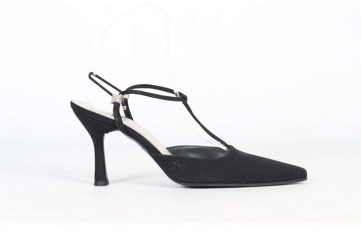 STUART WEITZMAN VINTAGE GROSGRAIN PUMPS EU 36.5 UK 3.5 US 6.5