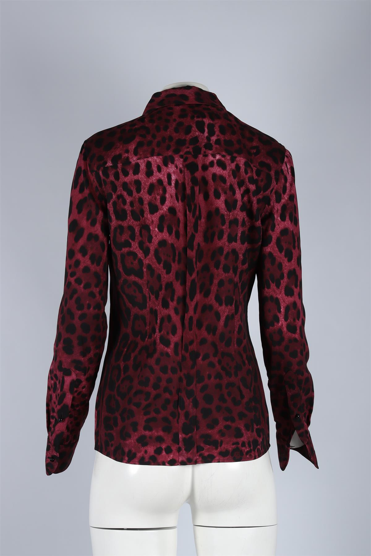 DOLCE & GABANNA PINK SILK SHIRT MEDIUM
