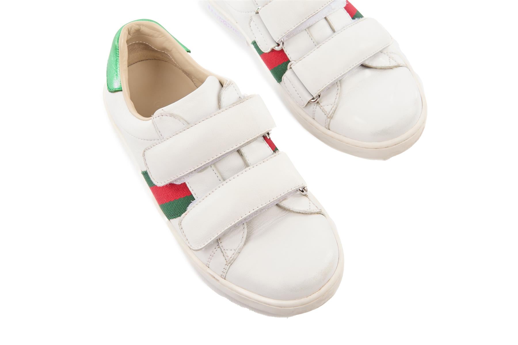 GUCCI WHITE KIDS BOYS SNEAKERS EU 29 UK 11 US 12