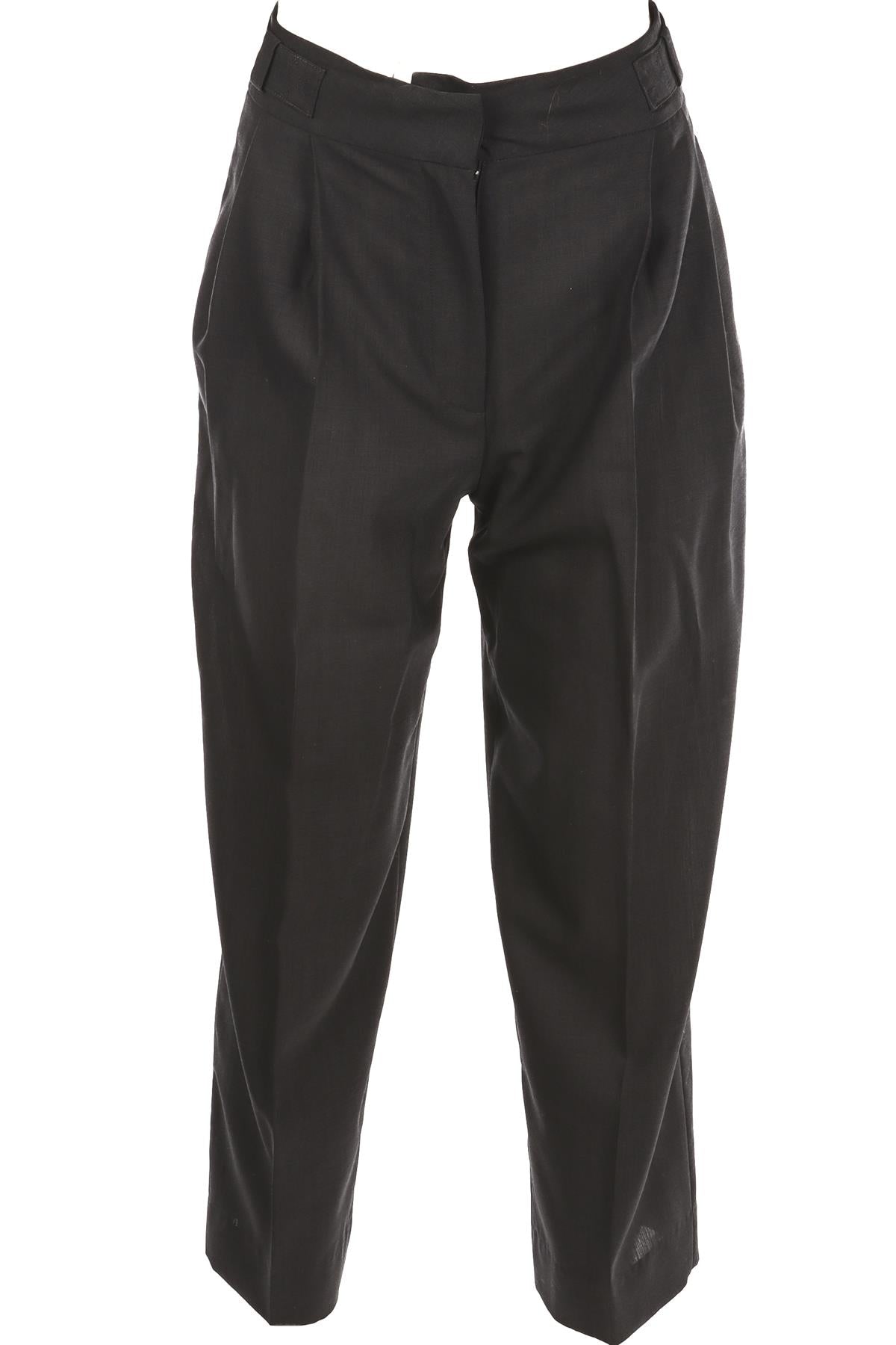 REJINA PYO NAVY WOOL TAPERED PANTS UK 8