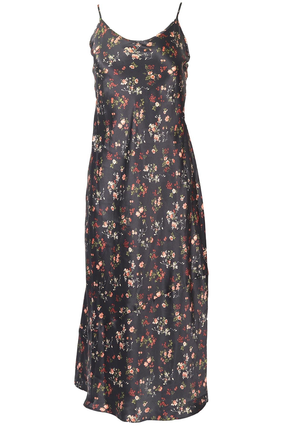 REFORMATION SILK MIDI DRESS MEDIUM