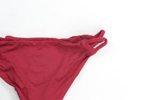 FRANKIES BIKINIS MAROON BIKINI SMALL-MEDIUM