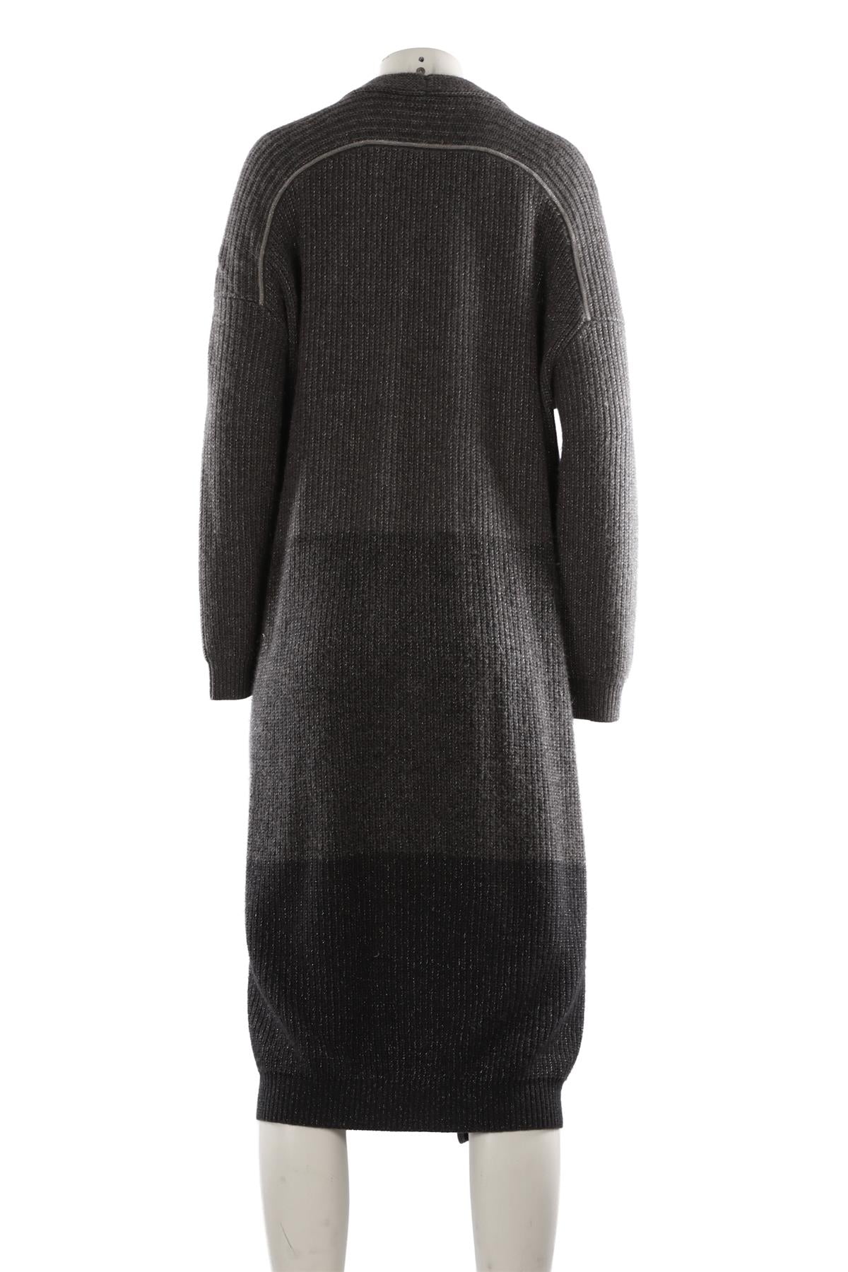 GREY CASHMERE CARDIGAN
