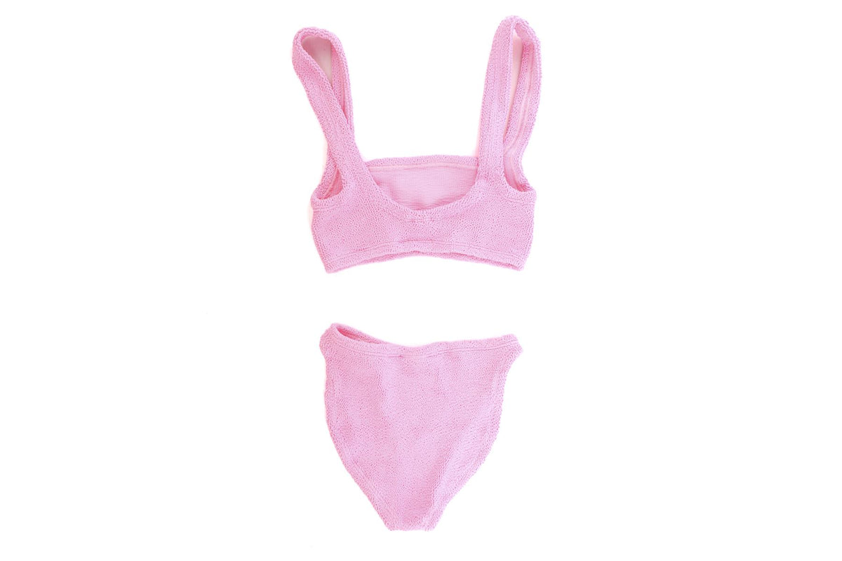 HUNZA G PINK BIKINI ONE SIZE
