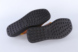 TOD'S BROWN LEATHER SANDALS EU 38 UK 5