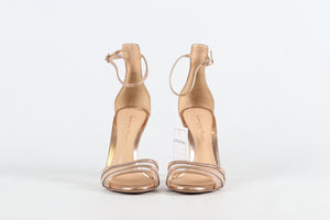 GIANVITO ROSSI PVC AND LEATHER SANDALS EU 37.5 UK 4.5 US 7.5