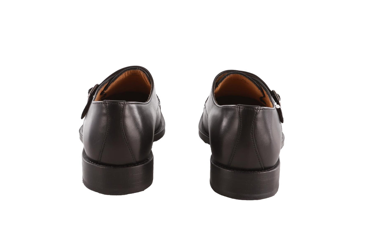 RUSSELL & BROMLEY BLACK MEN'S LEATHER BROGUES EU 40 UK 7