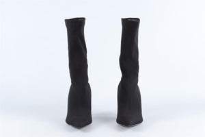BALENCIAGA BLACK KNIFE ANKLE BOOTS EU 37.5 UK 4.5 US 7.5