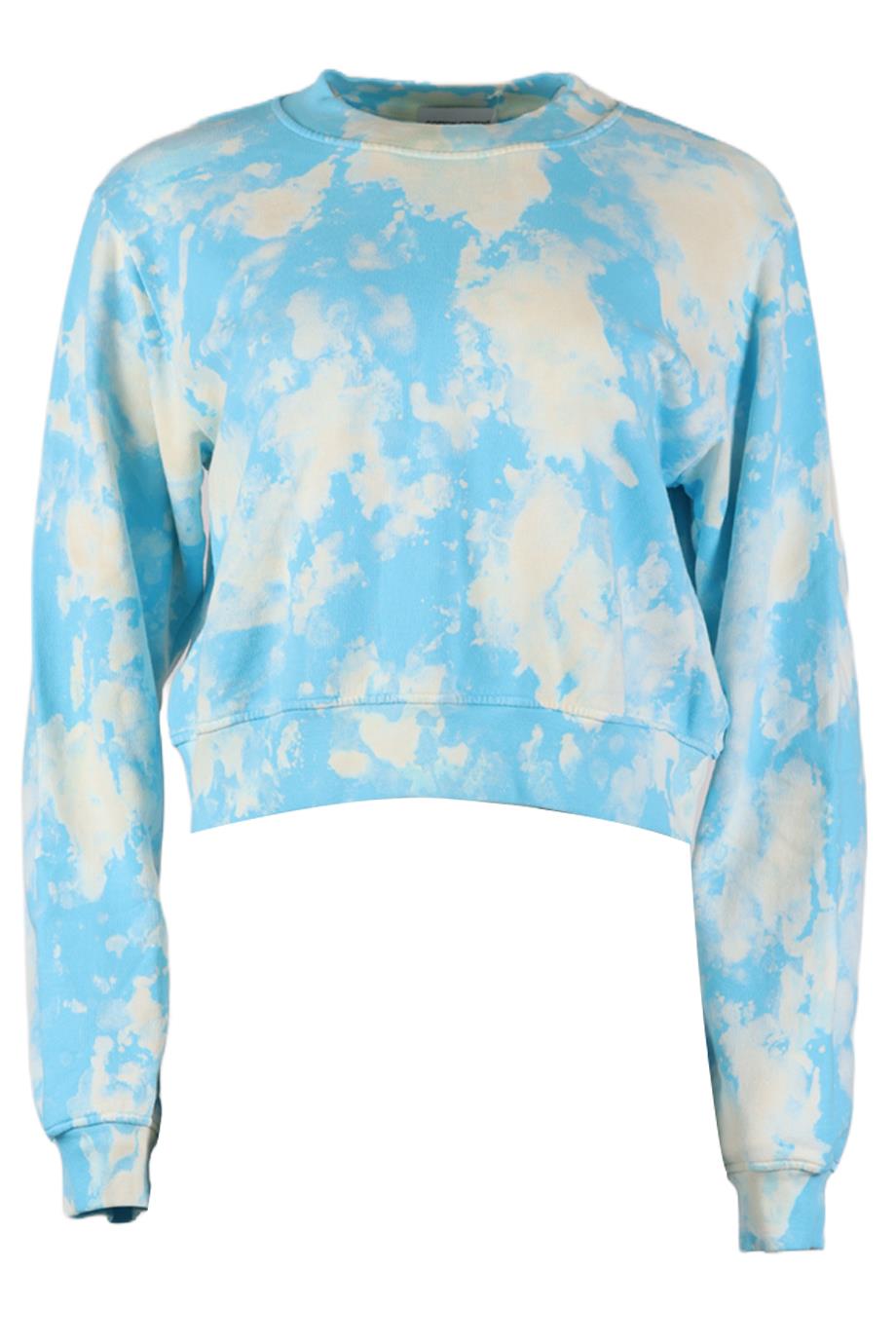 COTTON CITIZEN TIE DYED COTTON SWEATSHIRT SMALL