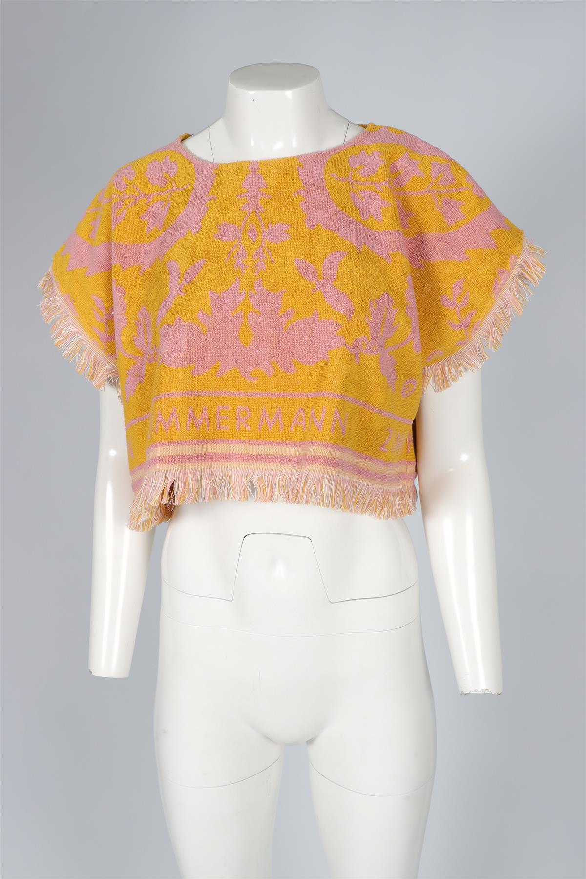 ZIMMERMANN YELLOW COTTON TOP UK 14