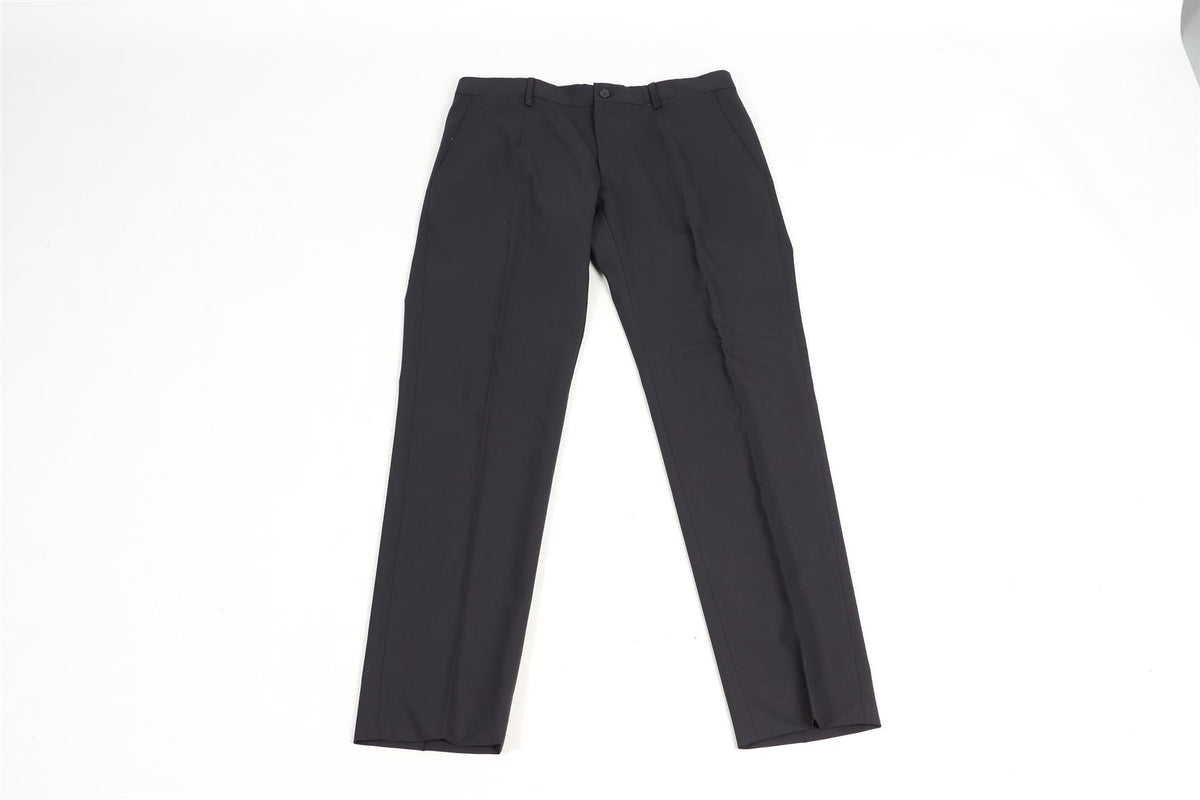 DOLCE & GABBANA MEN'S WOOL BLEND STRAIGHT LEG PANTS IT 48 UK 32