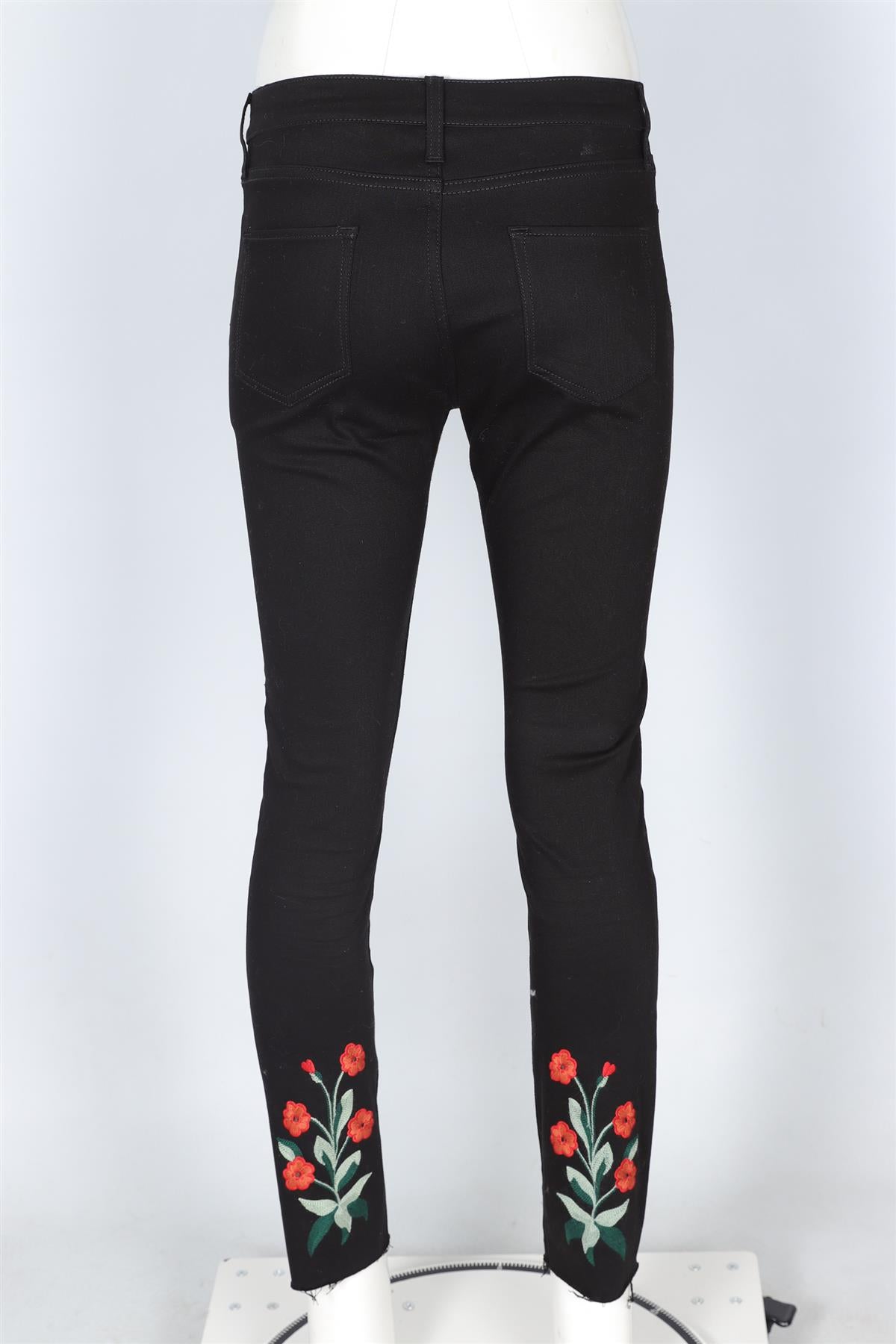 GUCCI BLACK HIGH RISE SKINNY JEANS W30 UK 12