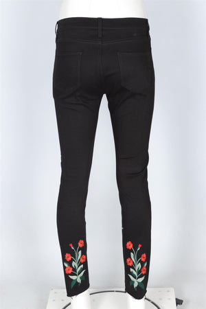 GUCCI BLACK HIGH RISE SKINNY JEANS W30 UK 12