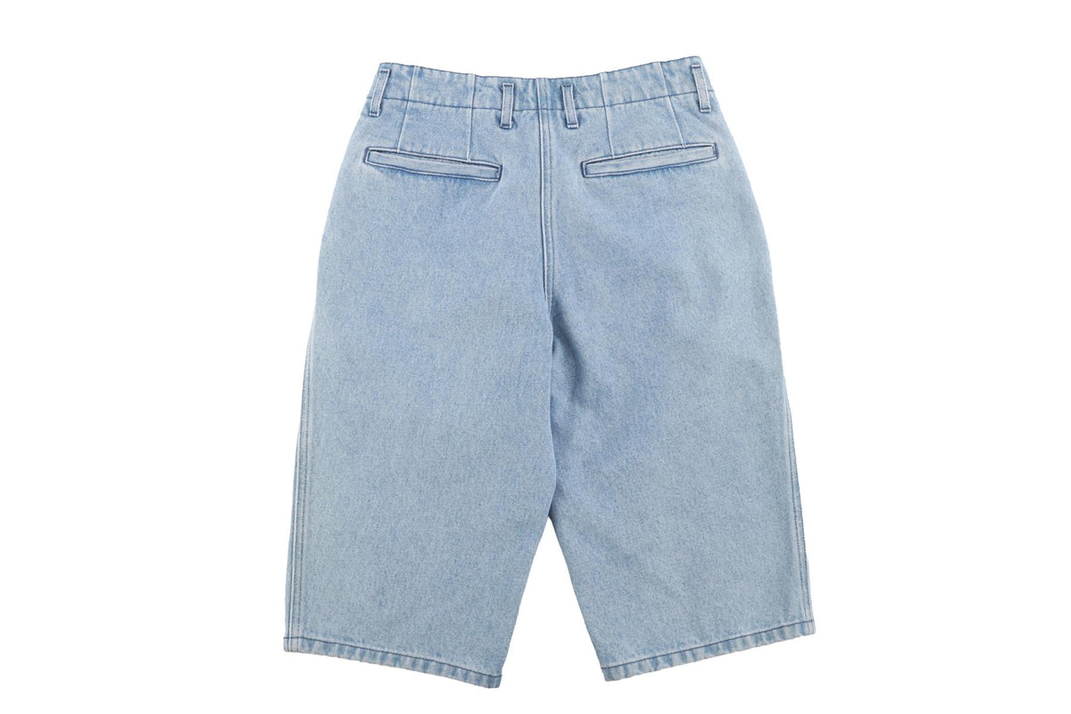 DRIES VAN NOTEN BLUE DENIM SHORTS FR 36 UK 8