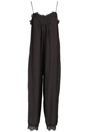 ZIMMERMANN BLACK SILK JUMPSUIT UK 14