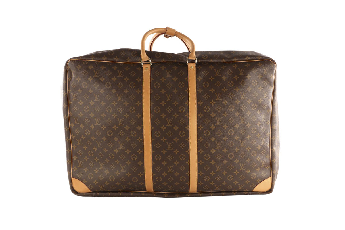 LOUIS VUITTON BROWN 2002 SIRIUS 70 MONOGRAM COATED CANVAS SUITCASE