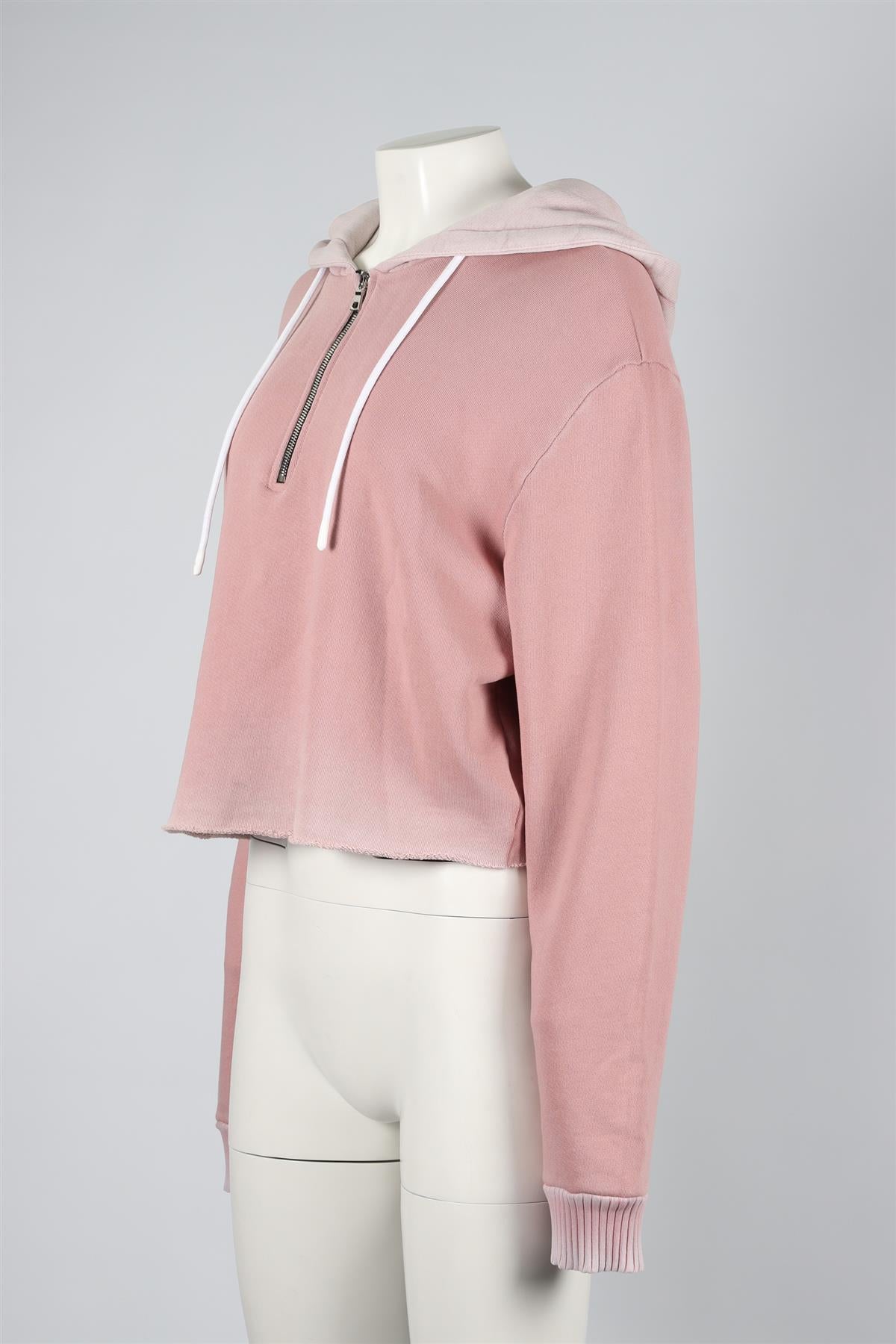 COTTON CITIZEN PINK COTTON HOODIE LARGE