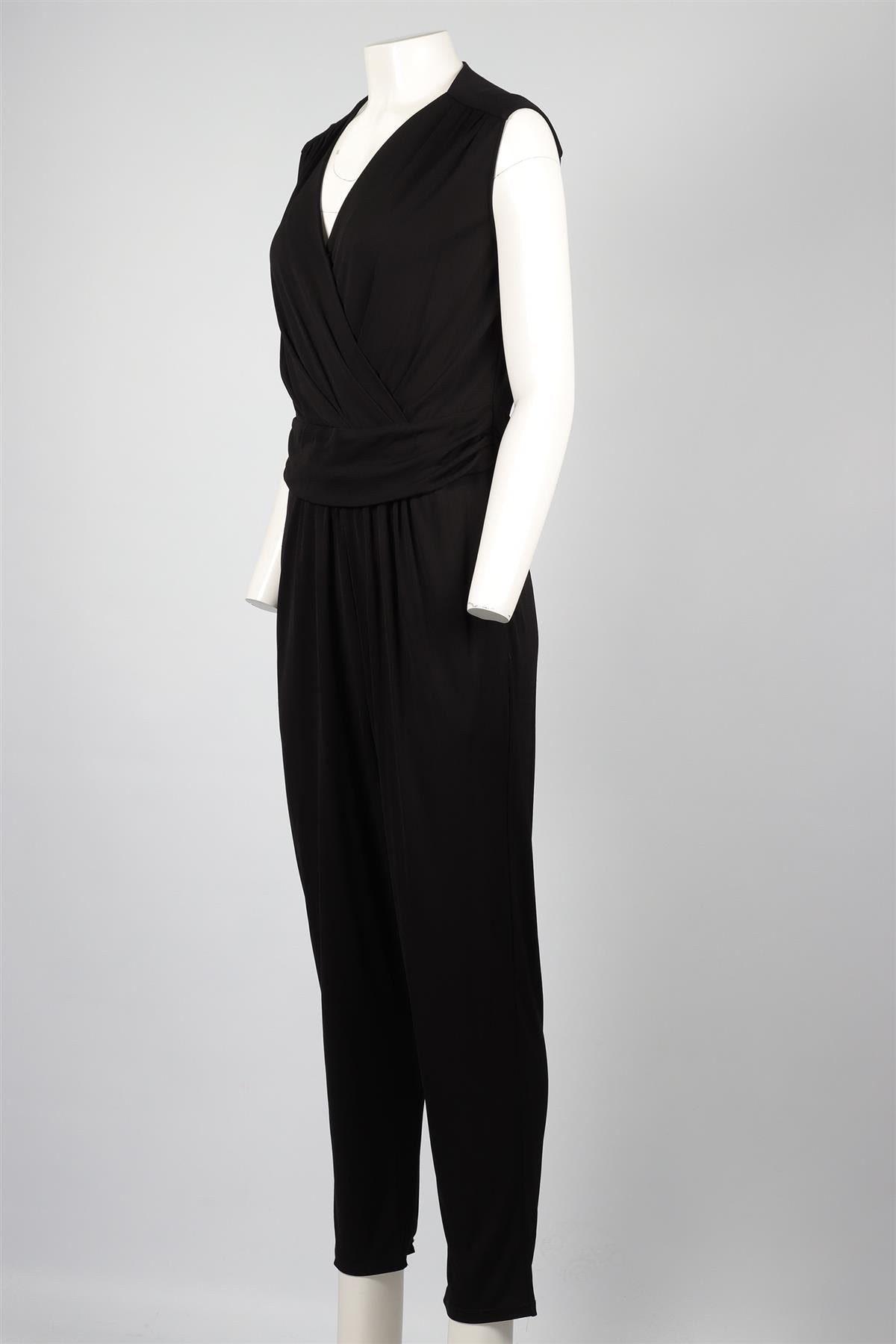 EMILIO PUCCI BLACK JERSEY JUMPSUIT IT 48 UK 16