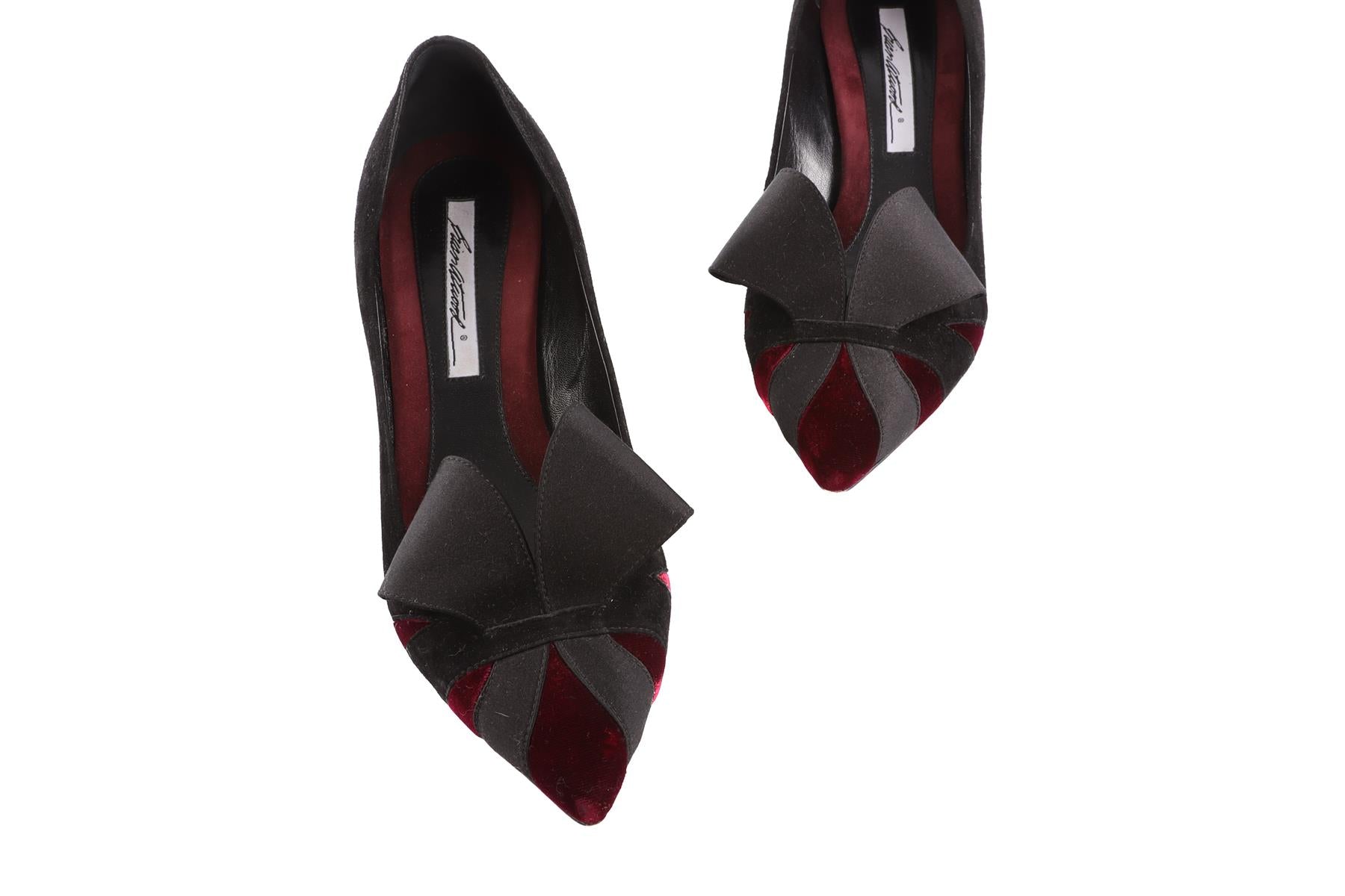 BRIAN ATWOOD BLACK SUEDE PUMPS EU 36.5 UK 3.5 US 6.5