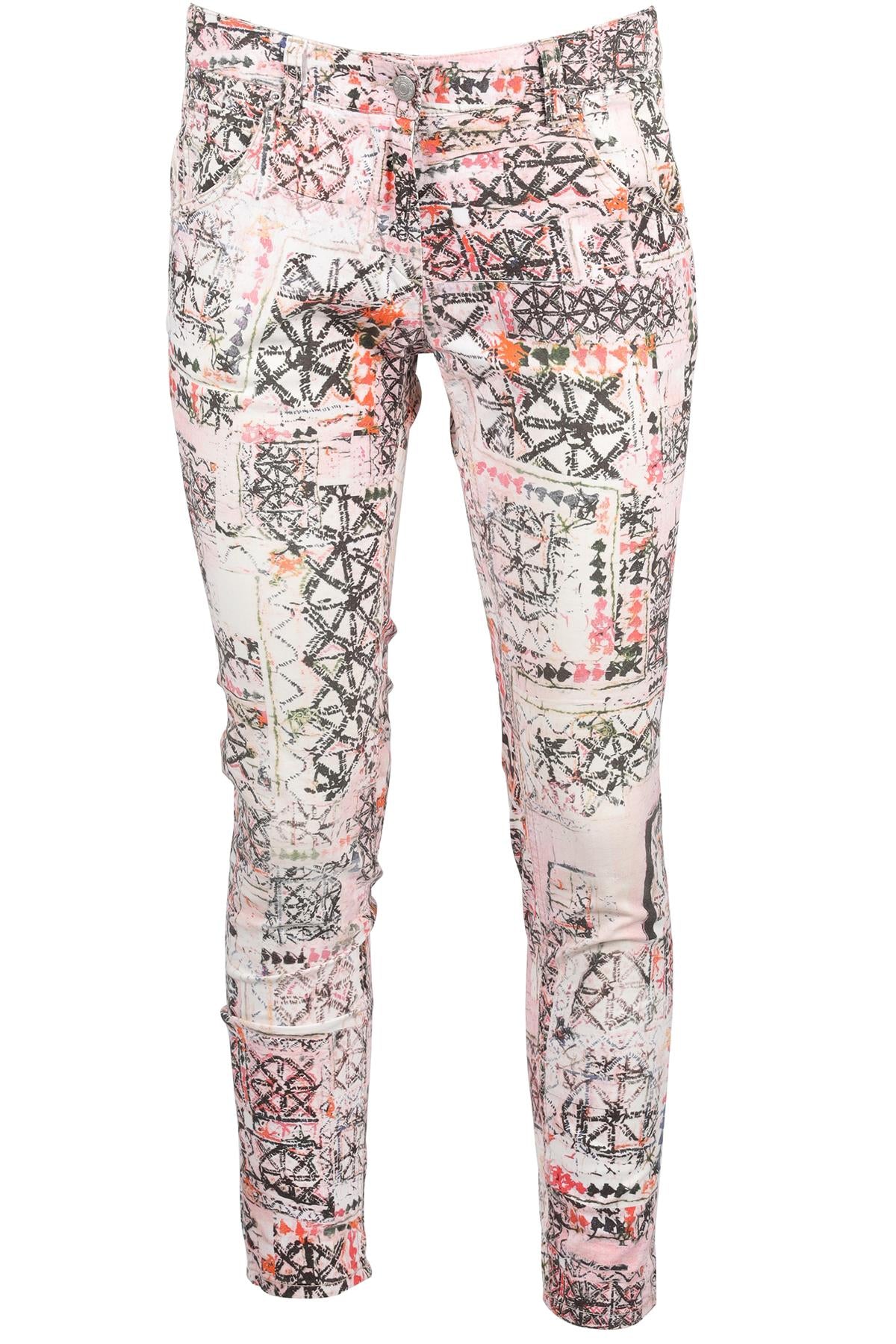 ISABEL MARANT MULTI MID RISE SKINNY JEANS FR 36 UK 8