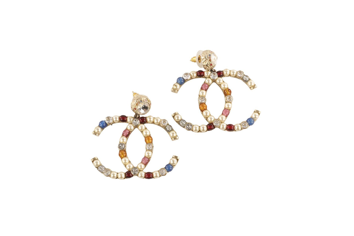 CHANEL MULTI 2020 CC FAUX PEARL EARRINGS