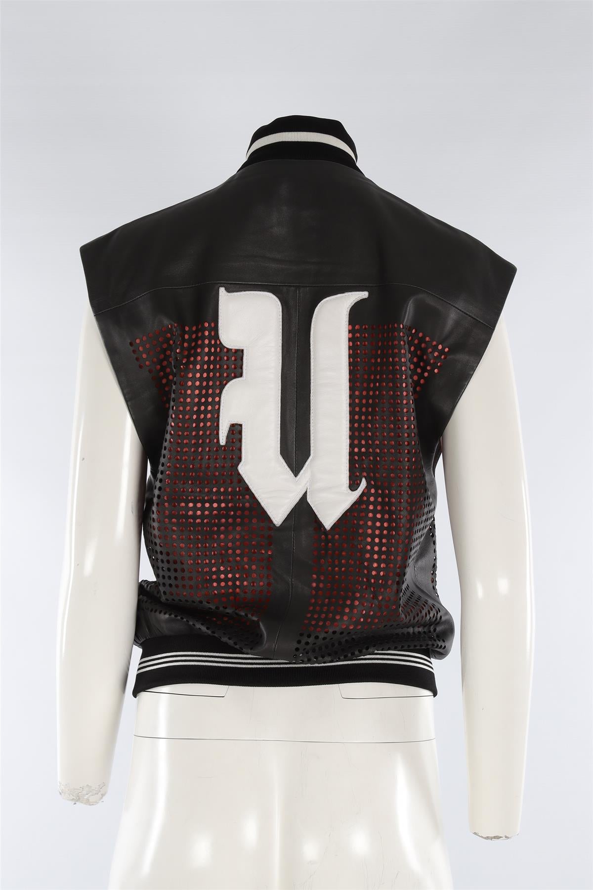 EMANUEL UNGARO MULTI LEATHER GILET IT 40 UK 8