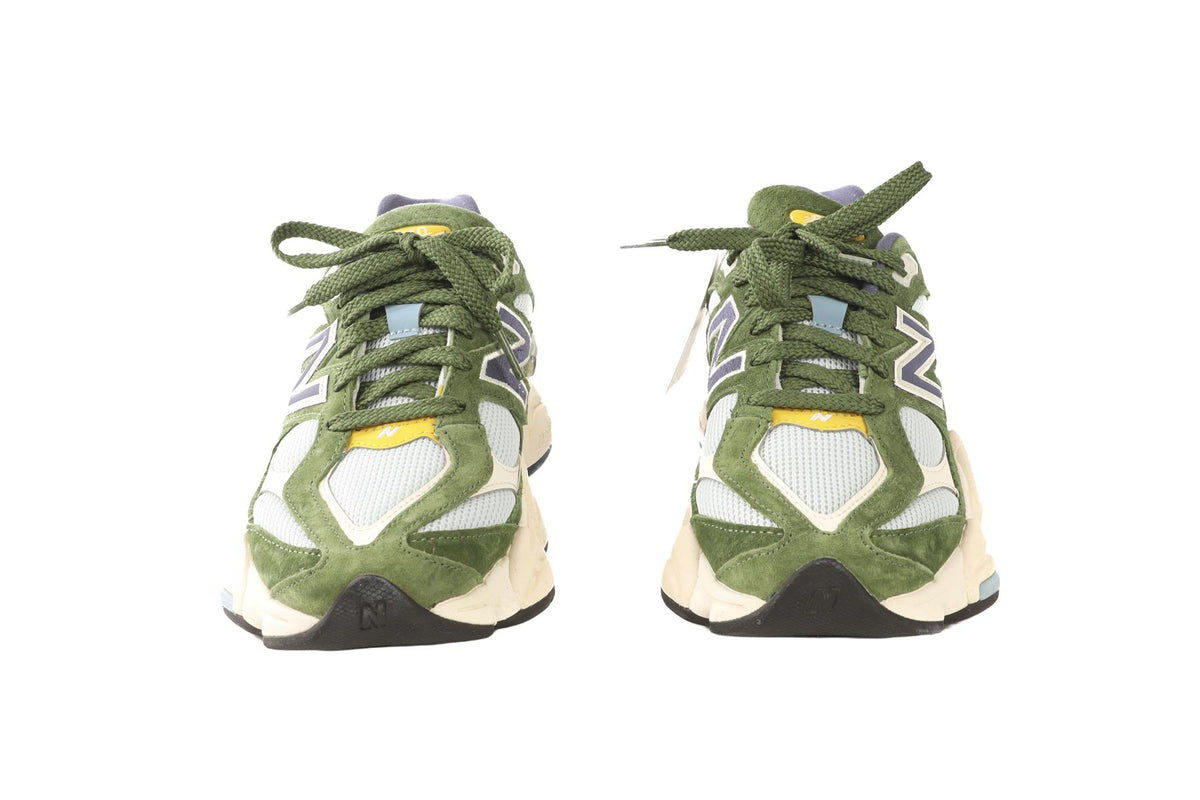 NEW BALANCE MULTI 9060 DARK ALPINE GREEN FROSTED GLASS SNEAKERS EU 39.5 UK 6 US 8