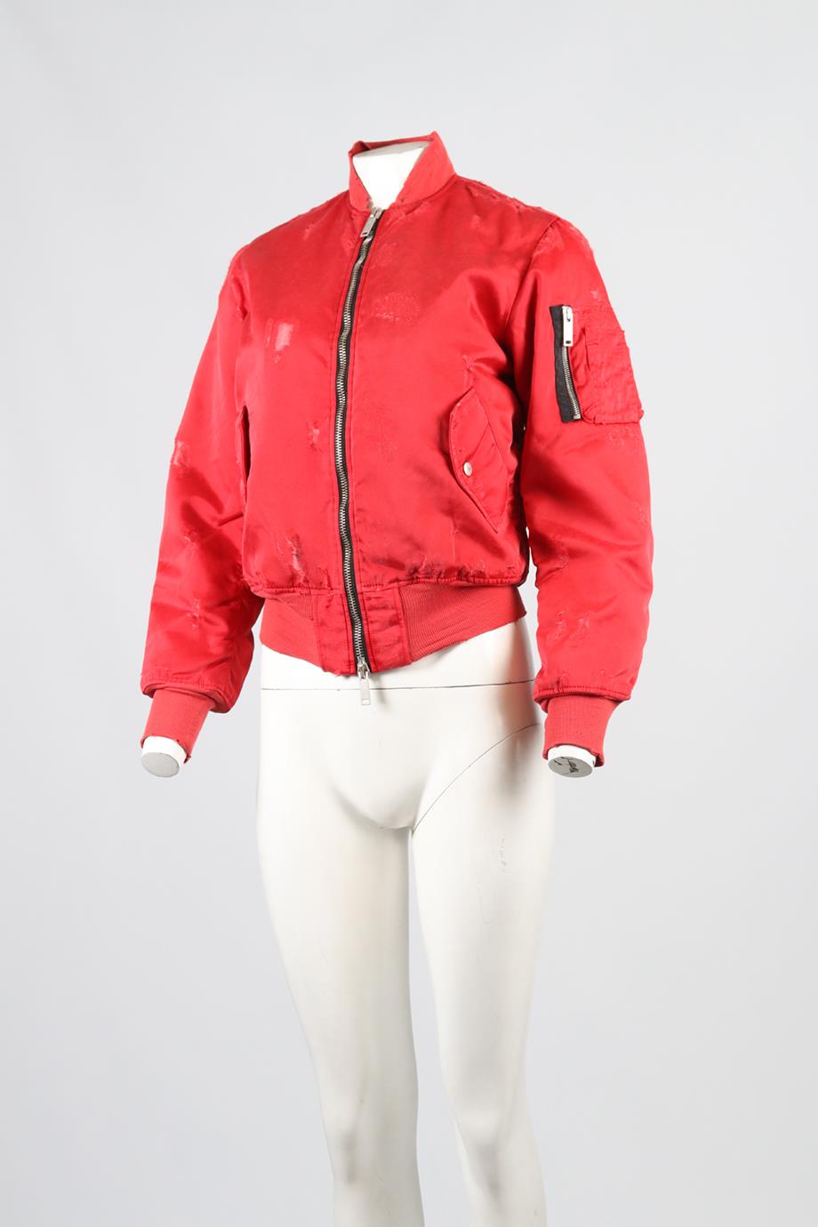 UNRAVEL PROJECT COTTON BLEND BOMBER JACKET IT 38 UK 6